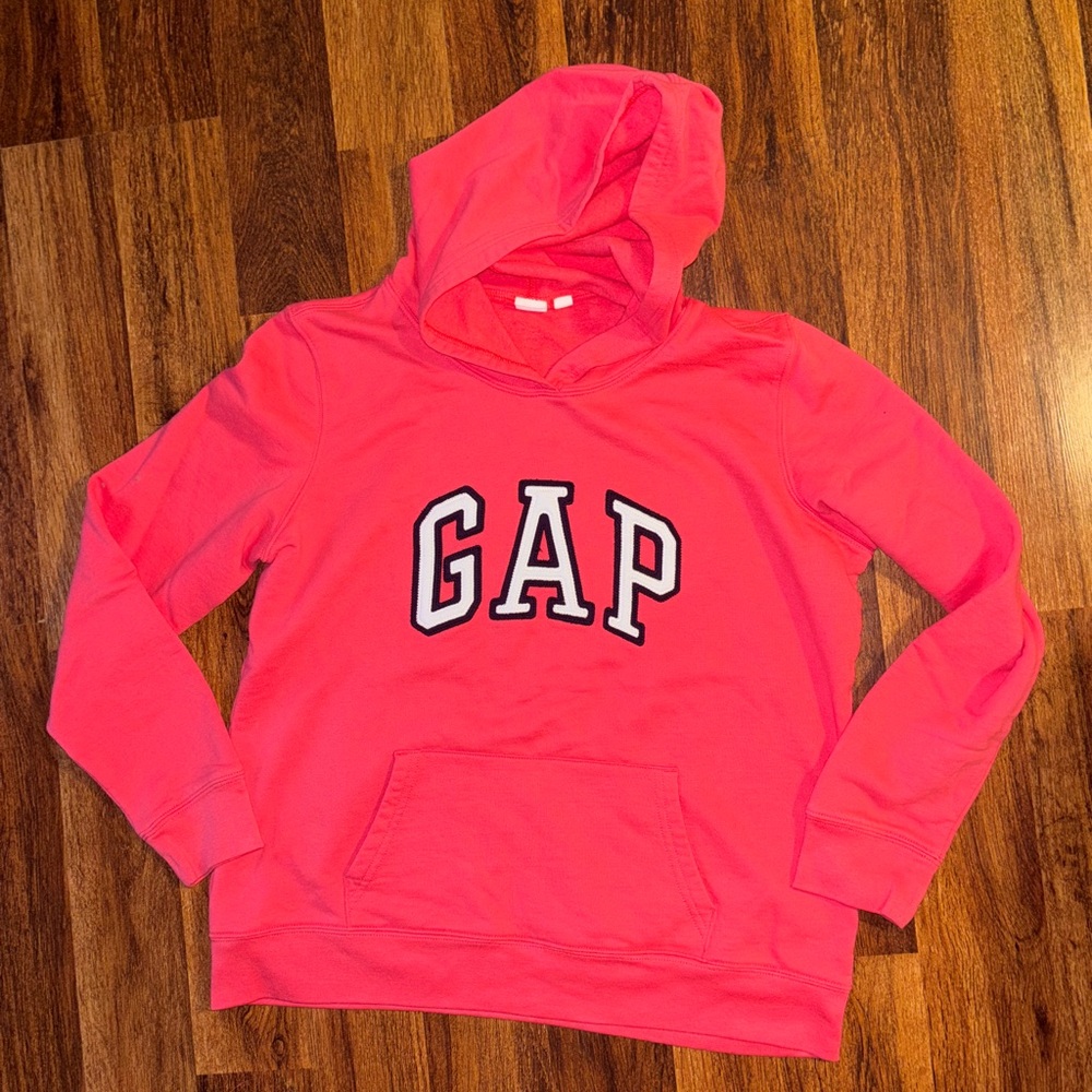 Women’s GAP Vibrant Pink Hoodie Size Large